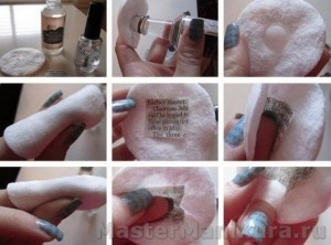 Как сделать газетный узор на ногтях