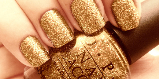 Золотые ногти 